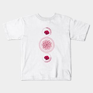 Red Rose Rooting Kids T-Shirt